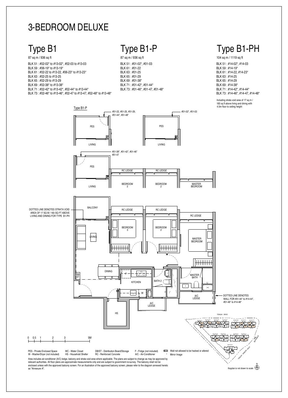 3-Bedroom Deluxe, Type B1