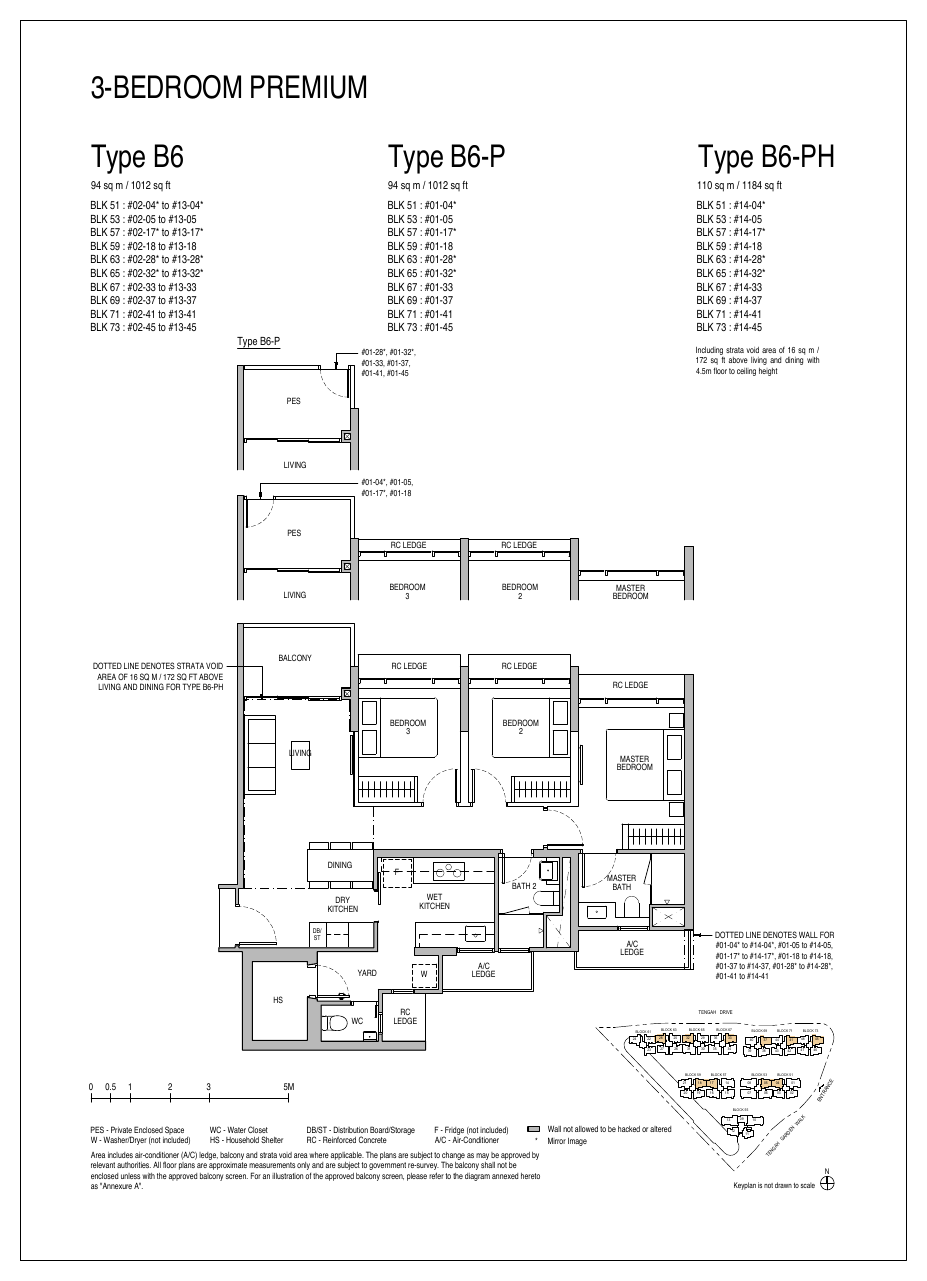 3-Bedroom Premium, Type B6