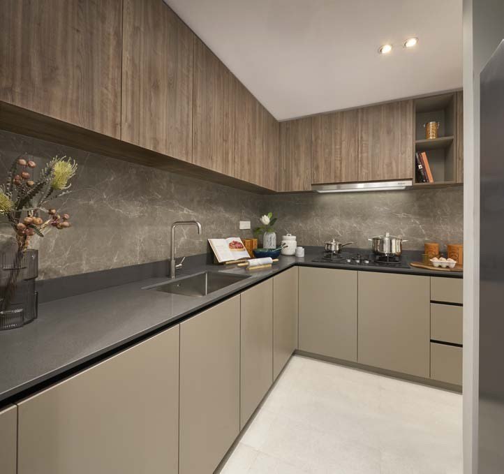 Show unit kitchen (for illustration only)